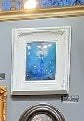 8x10 Rosewater Mermaid in Vintage White Frame