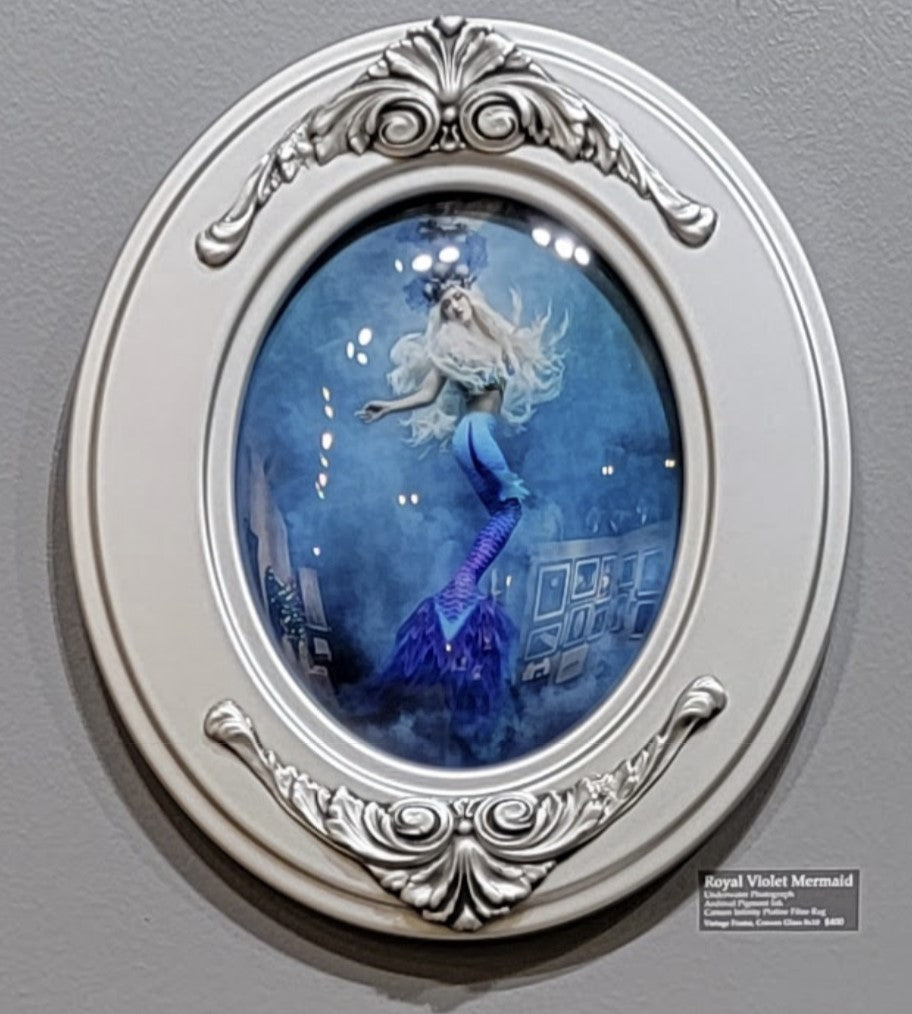 8x10 Goddess of Hunt Silver Thick Oval Frame