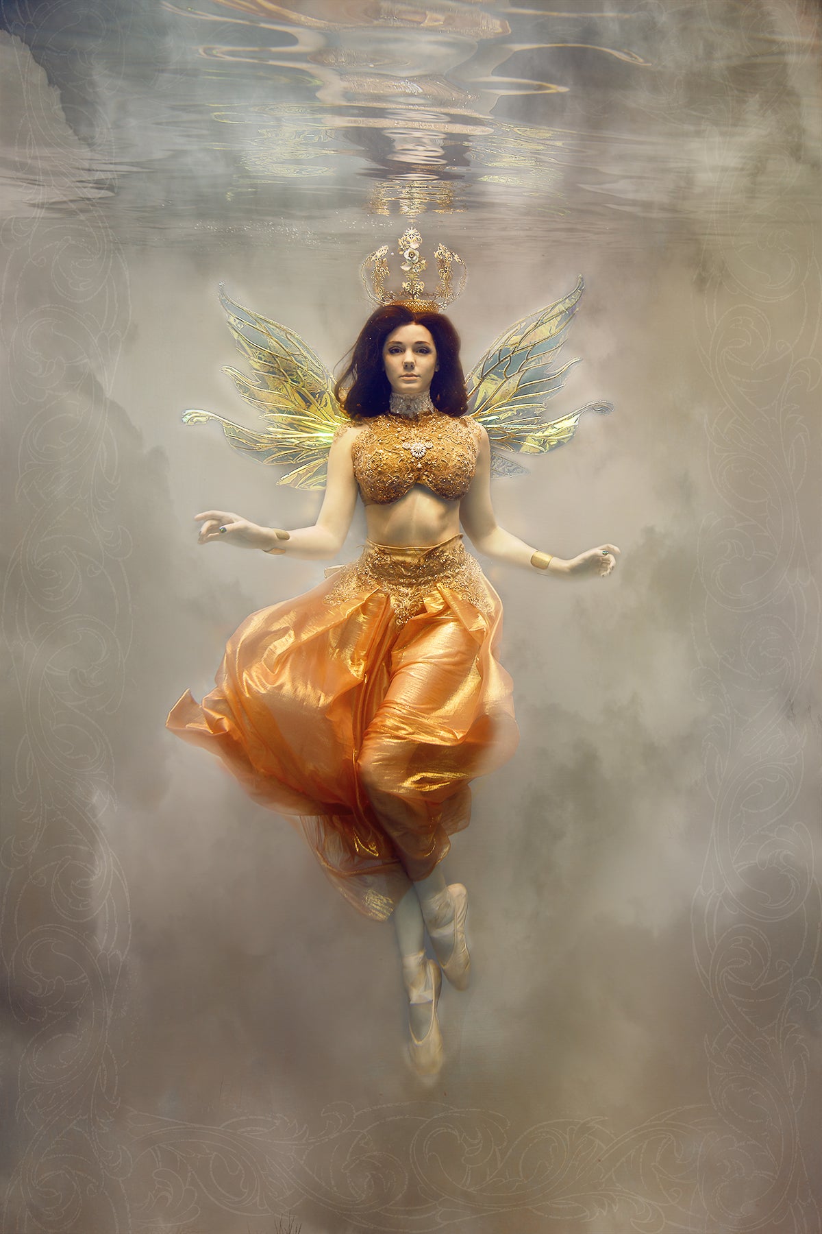 5x7 Fine Art Print Gold Love Faerie