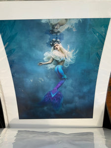 16x20 Print Royal Violet Mermaid