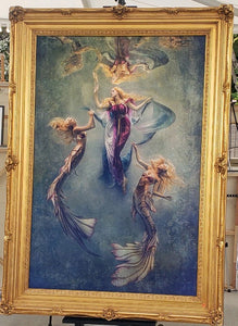 40x60 Custom framed The Ascension of Salacia Limited Edition